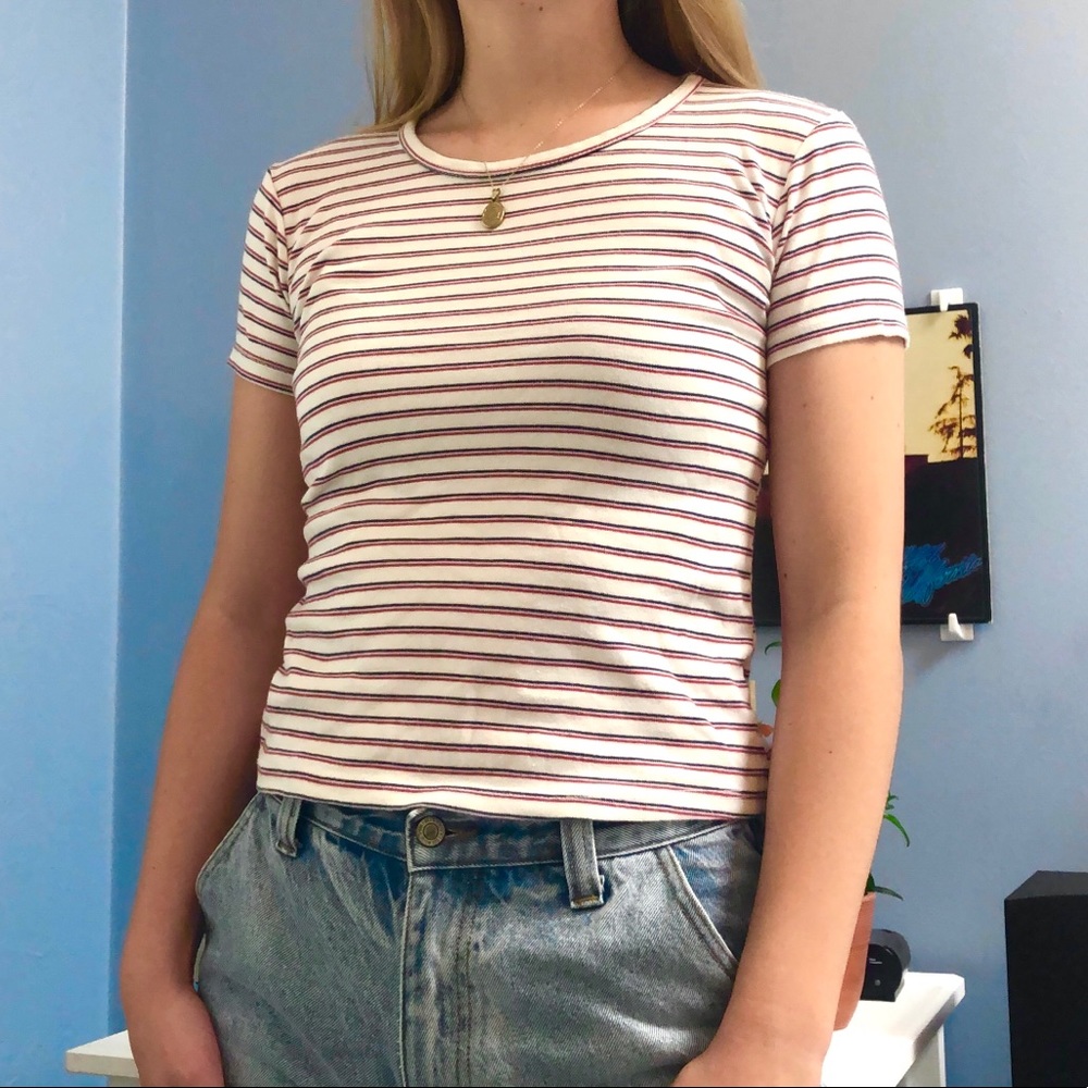 BRANDY MELVILLE STRIPED TOP